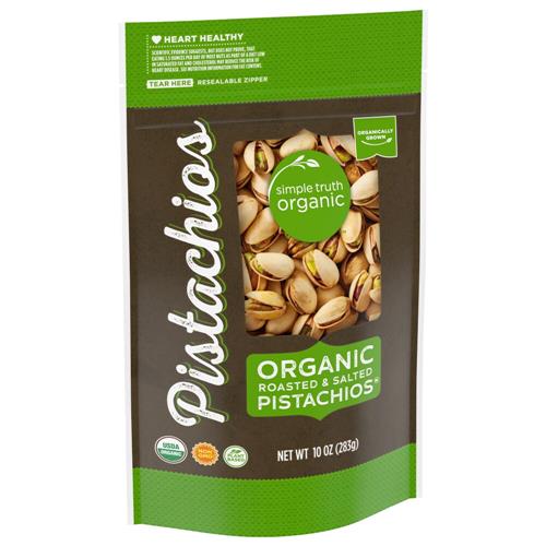 Pistaches salées grillées biologiques Simple Truth 10 oz