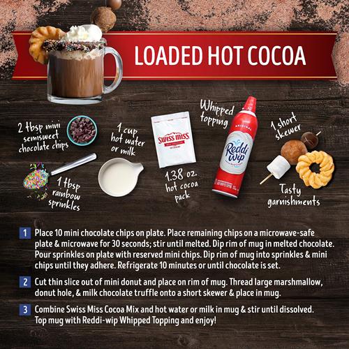 Swiss Miss Rich Chocolate Flavored Hot Cocoa Mix, 8 Count Hot Cocoa Packets