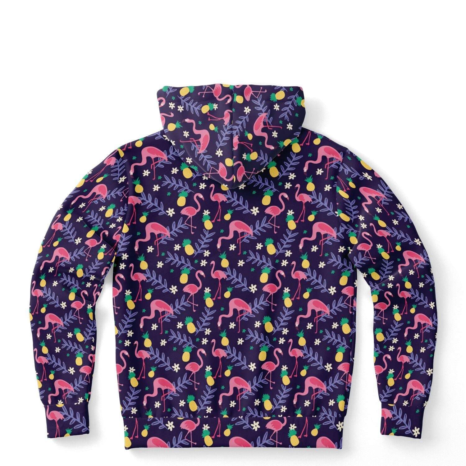 Sweat à capuche Flamant Ananas
