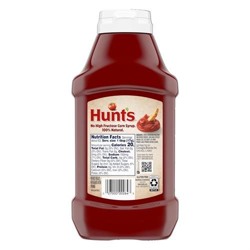Ketchup de tomates 100 % naturel Hunts, 1,08 kg