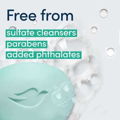 Pain de toilette antibactérien Dove 6 pains pour une peau propre et hydratée, élimine les bactéries, 106 g