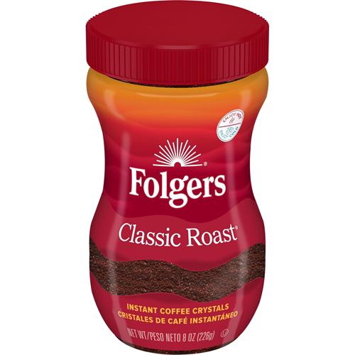 Café instantané Folgers Classic Roast, pot de 226 g