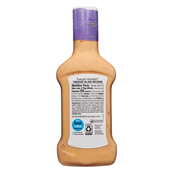 Sauce Thousand Island Tuscan Garden, 16 oz liq.