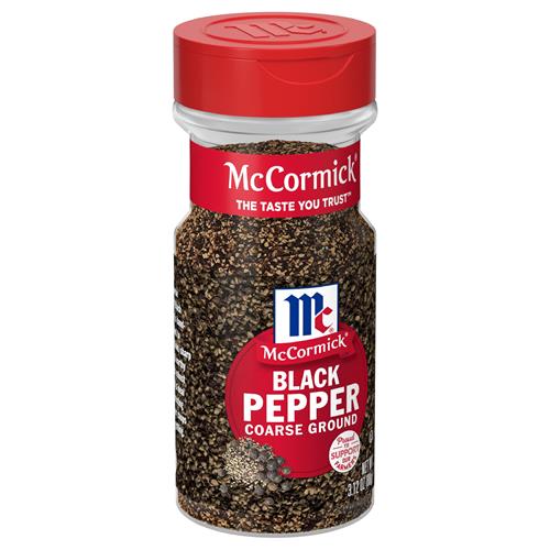 Poivre noir moulu gros McCormick, 88 g