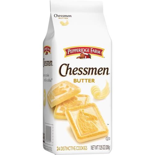 Biscuits au beurre Chessmen de Pepperidge Farm, sac de 205 g (l'emballage peut varier)