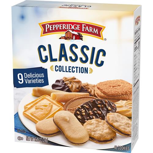 Biscuits Pepperidge Farm Collection Classique, 9 Variétés de Biscuits, Boîte de 375 g.