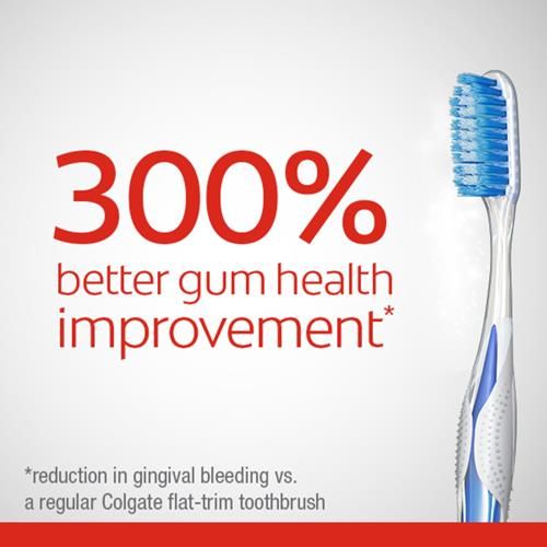 Brosse à dents manuelle Colgate Total Nettoyage Interdentaire Fhs - 2 unités