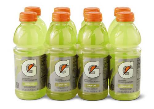 Boisson énergisante Gatorade Citron Vert, bouteilles de 591 ml, paquet de 8