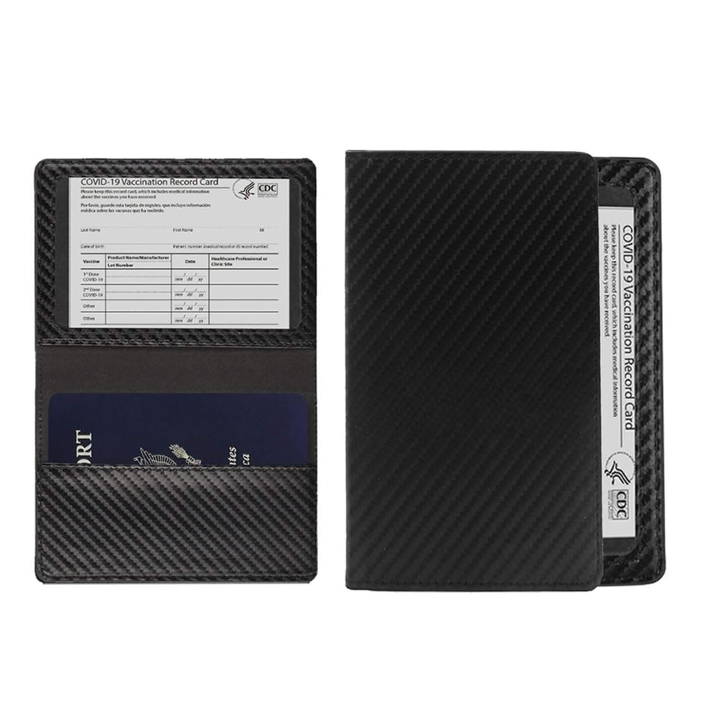 Porte-cartes de vaccination CDC et organisateur de passeport RFID