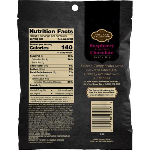 Mélange de collation framboise-chocolat 170 g
