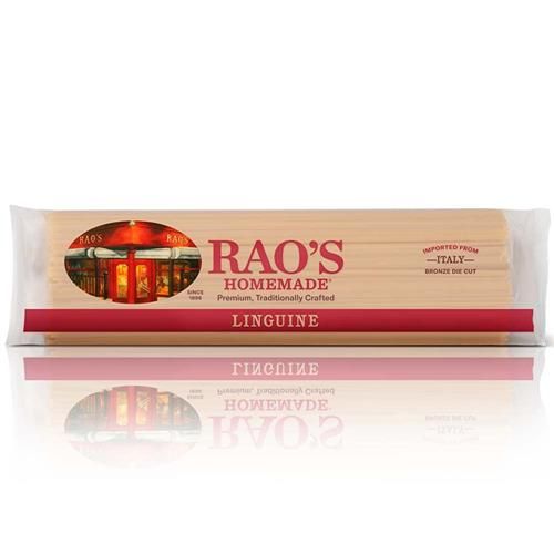 Pâtes linguine maison de Rao, 453 g, fabriquées de manière traditionnelle, qualité supérieure, à base de semoule de blé dur, coupées à la presse traditionnelle en bronze, importées d'Italie