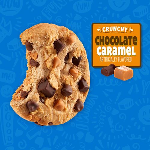 Chips Ahoy! Biscuits croquants au chocolat, au caramel et aux pépites de chocolat, grand format, 393,5 g