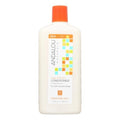 Après-shampoing Andalou Naturals, Après-shampoing Riche en Hydratation, 340 ml, Huile d'Argan, Beurre de Karité, Huile d'Avocat et Vitamine E, Hydratant pour Cheveux Secs