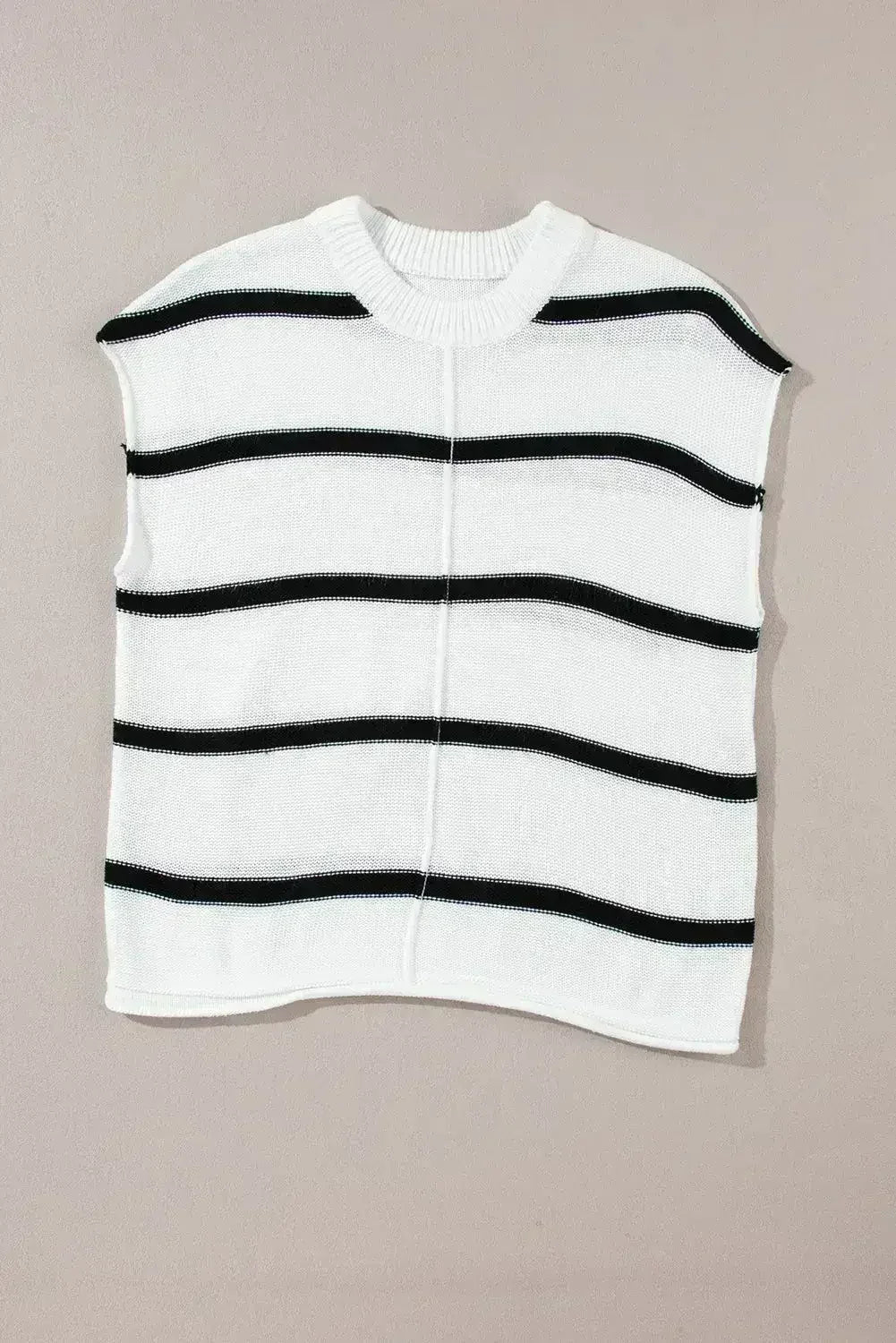 Pull à manches chauve-souris rayé - Tee-shirt oversize rayé | Femstylo