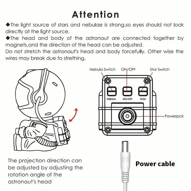 Projecteur de veilleuse guitare étoile céleste - Effets de nébuleuse LED vibrants