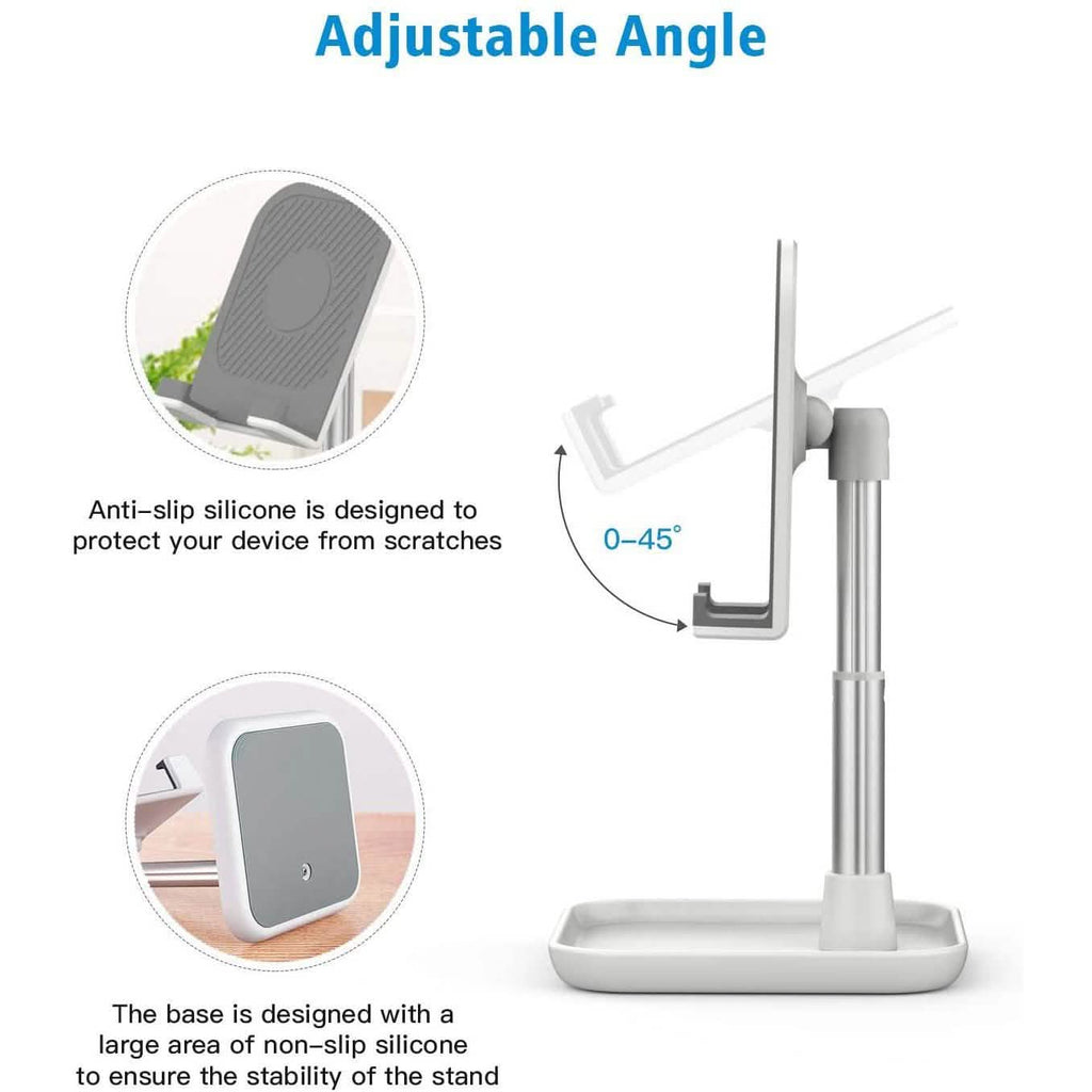 Support de téléphone portable avec base antidérapante