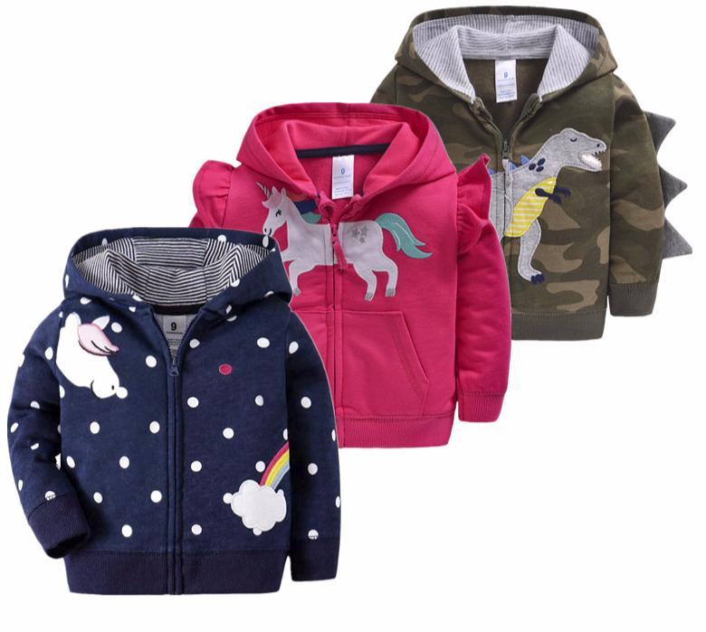 Sweat-shirt à capuche en coton imprimé de luxe, nouvelle tendance, pour bébé fille/garçon, style moderne élégant et luxueux avec licorne