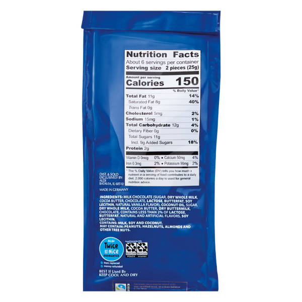 Moser Roth Truffes Délice au Chocolat au Lait - 140 g