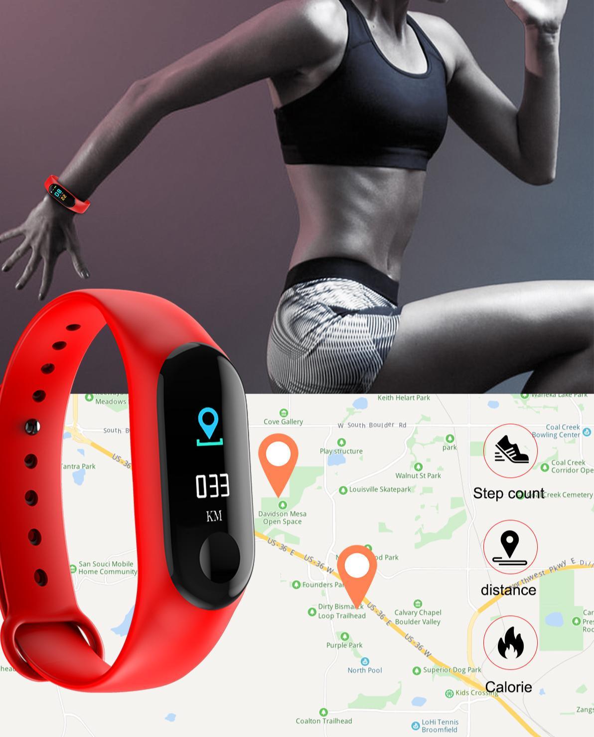 Montres de sport étanches connectées pour systèmes iOS et Android - Smartwatch avec moniteur de fréquence cardiaque et de tension artérielle, plusieurs fonctions pour hommes, femmes et enfants