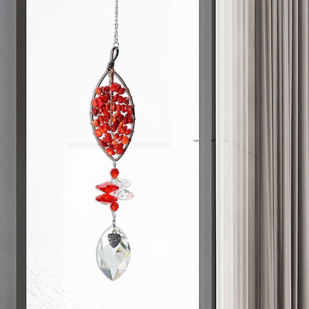 Cristaux de lustre Boule Prisme Pendentif Créateur Attrape-soleil Cristal Arc-en-ciel Gouttes à suspendre pour décoration de fenêtre de maison Breloques de voiture Suspendre Carillons éoliens Ornement à suspendre Décoration de jardin