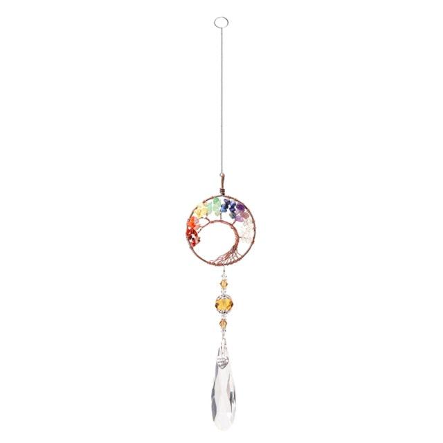 Cristaux de lustre Boule Prisme Pendentif Créateur Attrape-soleil Cristal Arc-en-ciel Gouttes à suspendre pour décoration de fenêtre de maison Breloques de voiture Suspendre Carillons éoliens Ornement à suspendre Décoration de jardin