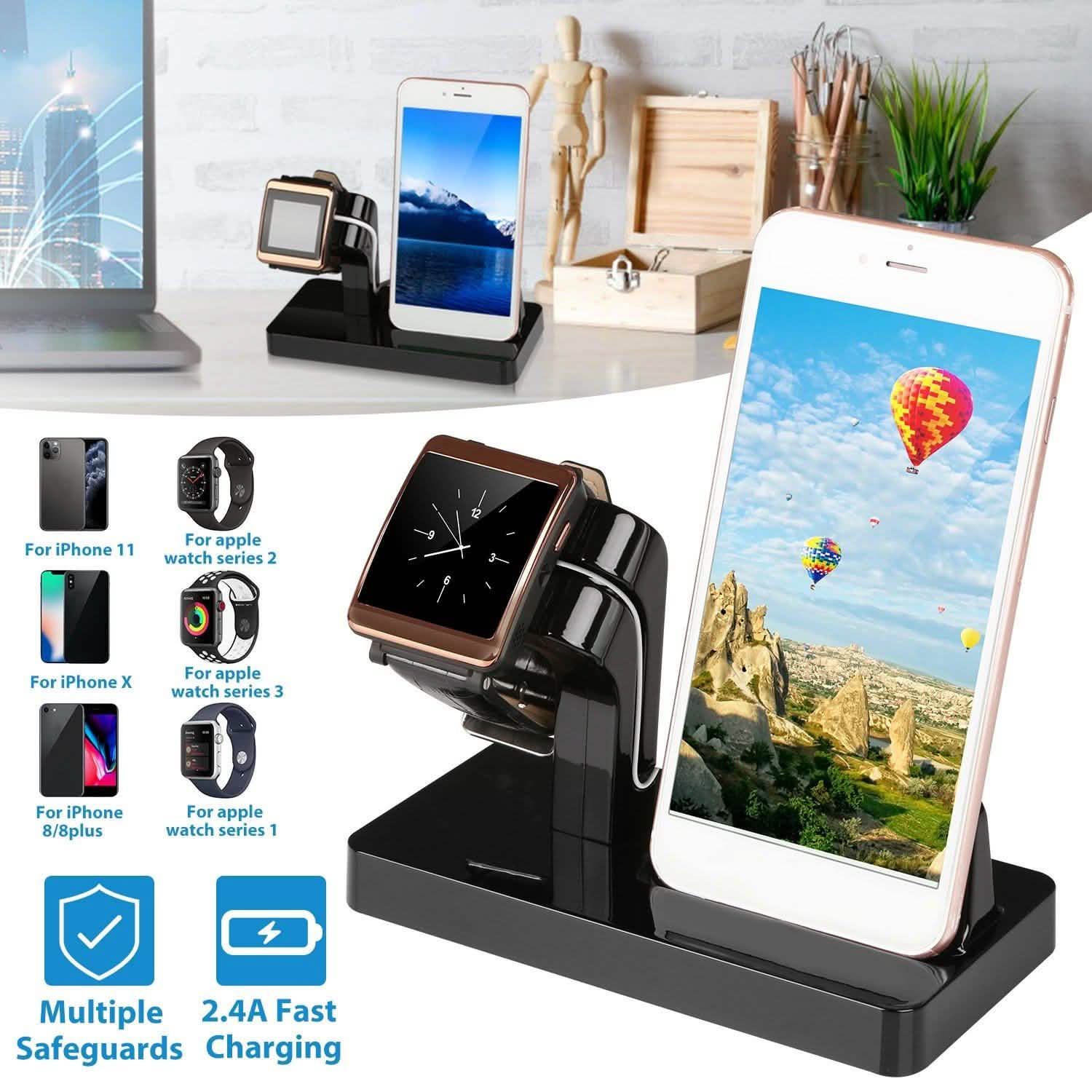 Support de chargement pour iPhone et Apple Watch