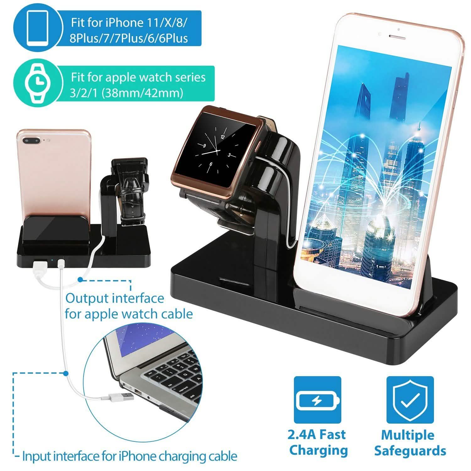 Support de chargement pour iPhone et Apple Watch