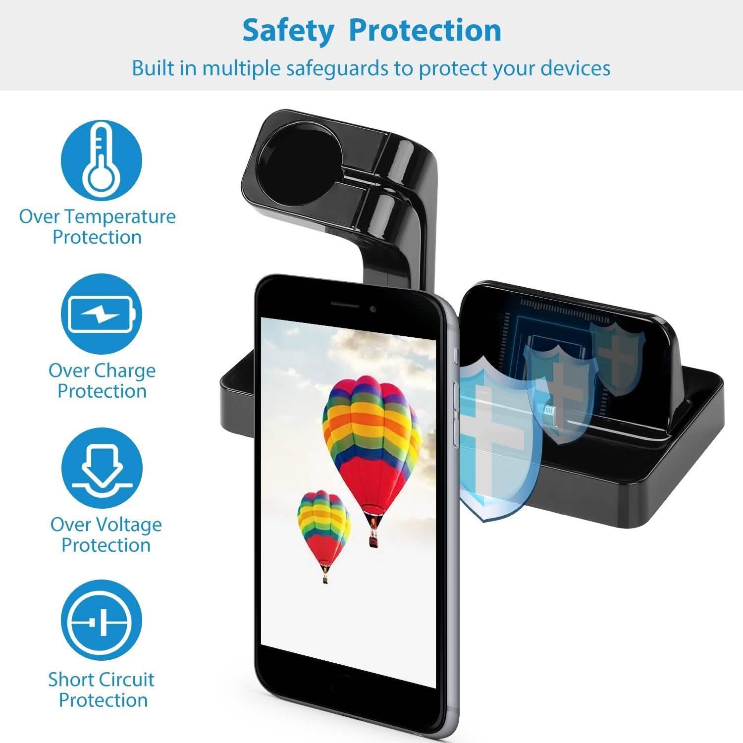Support de chargement pour iPhone et Apple Watch