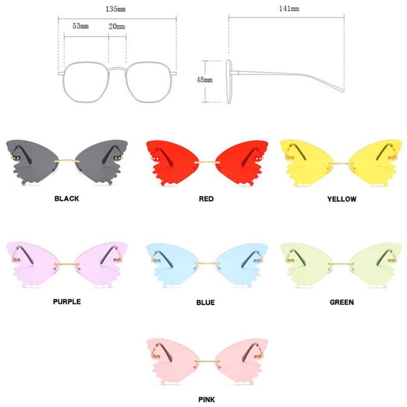 Lunettes de soleil papillon charmantes pour femmes, design de luxe, lunettes surdimensionnées anti-reflets pour femmes, lunettes de soleil tendance et cool pour femmes