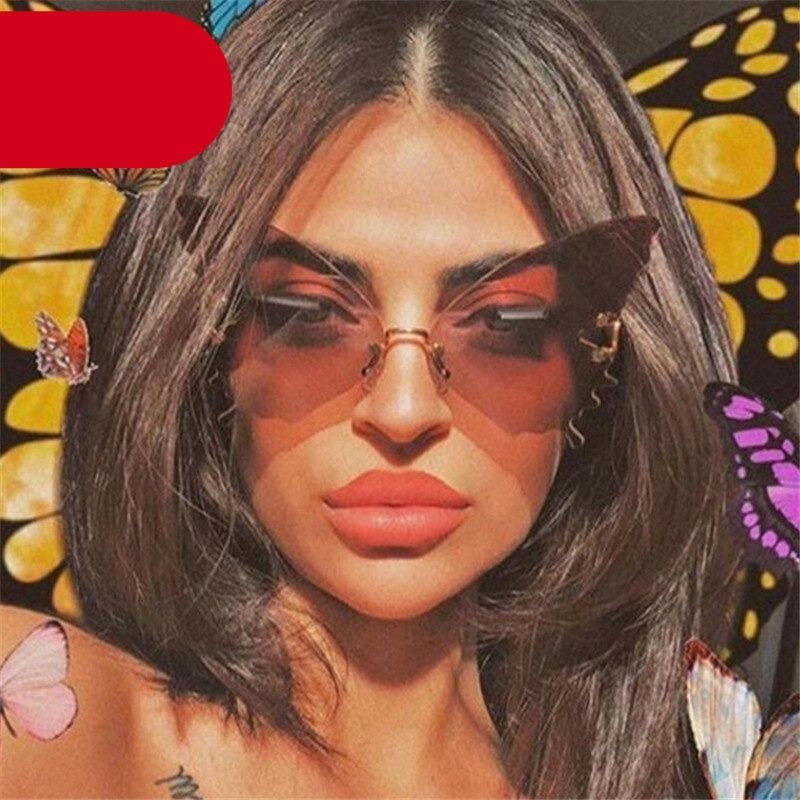 Lunettes de soleil papillon charmantes pour femmes, design de luxe, lunettes surdimensionnées anti-reflets pour femmes, lunettes de soleil tendance et cool pour femmes