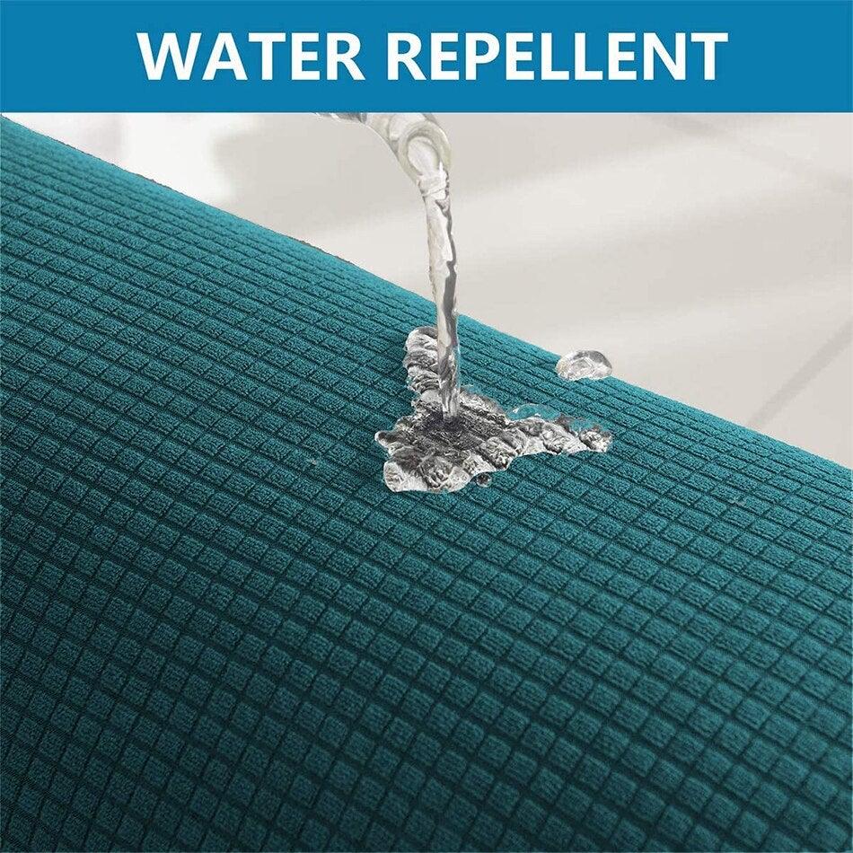 Housse de chaise imperméable pas chère, housses de chaise extensibles en élasthanne pour salle à manger, cuisine, housse de chaise extensible à dossier haut pour salle à manger, cuisine, housses de protection décoratives imperméables en élasthanne