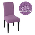 Housse de chaise imperméable pas chère, housses de chaise extensibles en élasthanne pour salle à manger, cuisine, housse de chaise extensible à dossier haut pour salle à manger, cuisine, housses de protection décoratives imperméables en élasthanne