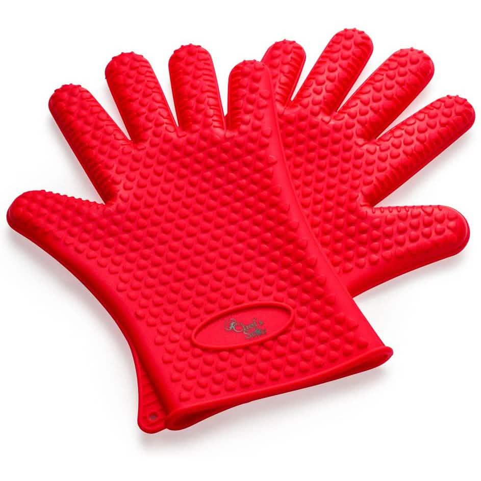 Gants de cuisson pour barbecue Chef's Star - Rouge
