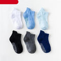 Chaussettes antidérapantes en coton pour enfants, 6 paires/ensemble, chaussettes antidérapantes en caoutchouc pour garçons et filles, avec picots, pour enfants de 0 à 6 ans
