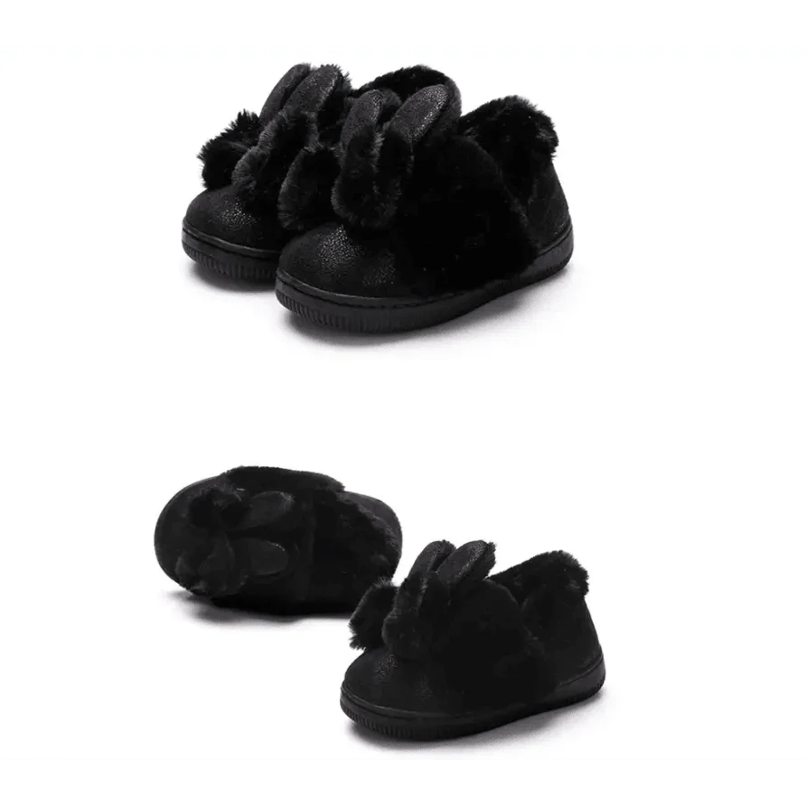 Chaussons en coton pour enfants, sac à talon, chauds et antidérapants, chaussures d'intérieur pour bébés, chaussures en coton pour hommes et femmes