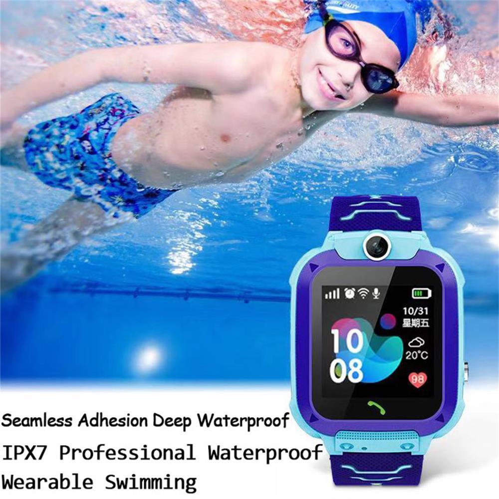 Montre Connectée Enfant Téléphone SOS Montre Intelligente Pour Enfants Avec Carte SIM Photo Étanche Écran Tactile Montre De Jeu Avec Design Corps Rotatif à 360° Montre Intelligente Étanche Pour Enfants Avec Appel SOS Lecteur de Musique Appareil Photo