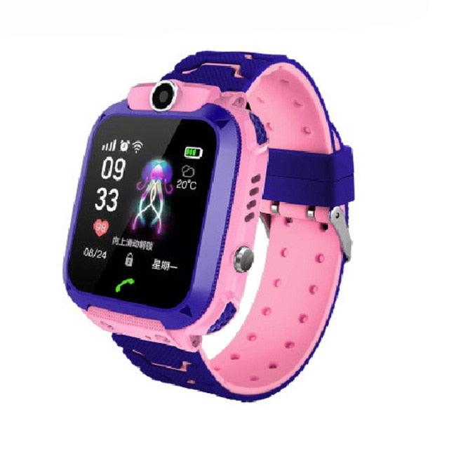 Montre Connectée Enfant Téléphone SOS Montre Intelligente Pour Enfants Avec Carte SIM Photo Étanche Écran Tactile Montre De Jeu Avec Design Corps Rotatif à 360° Montre Intelligente Étanche Pour Enfants Avec Appel SOS Lecteur de Musique Appareil Photo