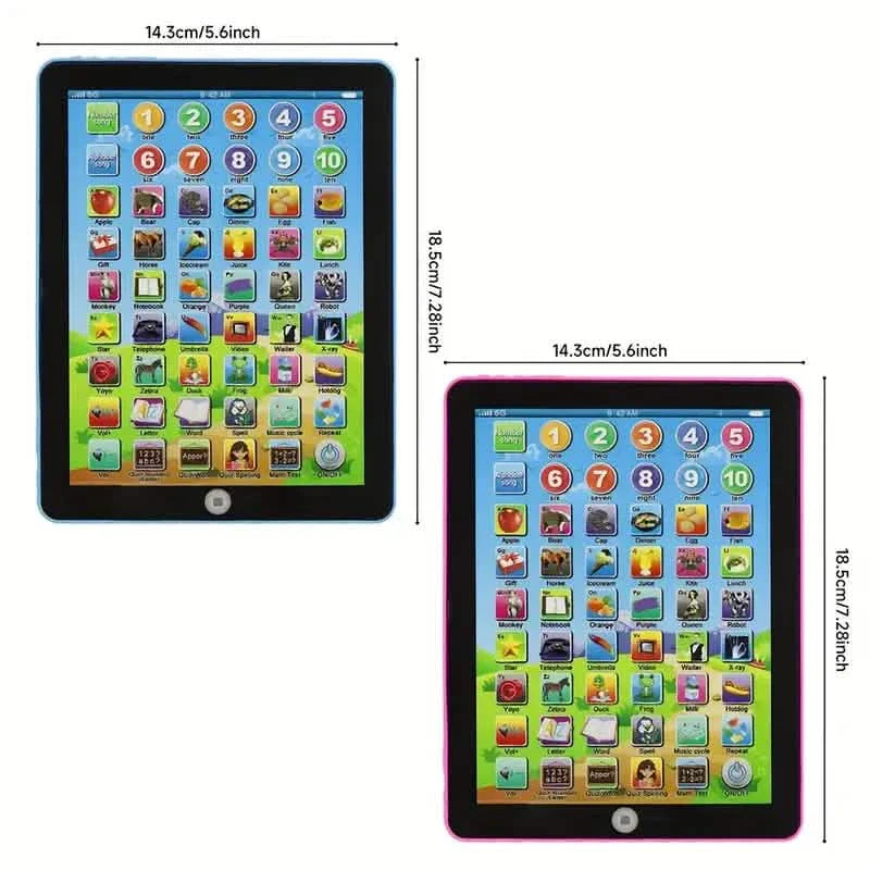 Tablette éducative anglaise pour la petite enfance des enfants