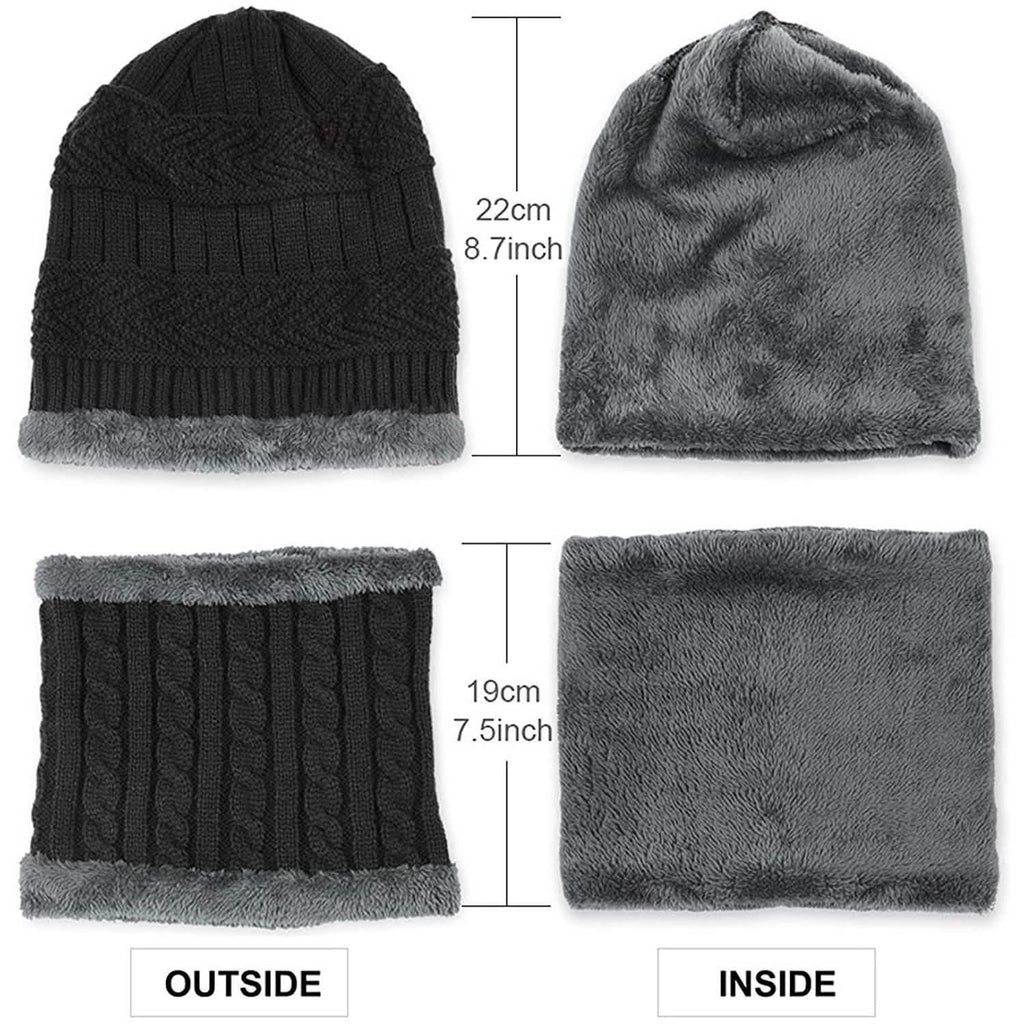 Ensemble Bonnet et Écharpe Hiver pour Enfants