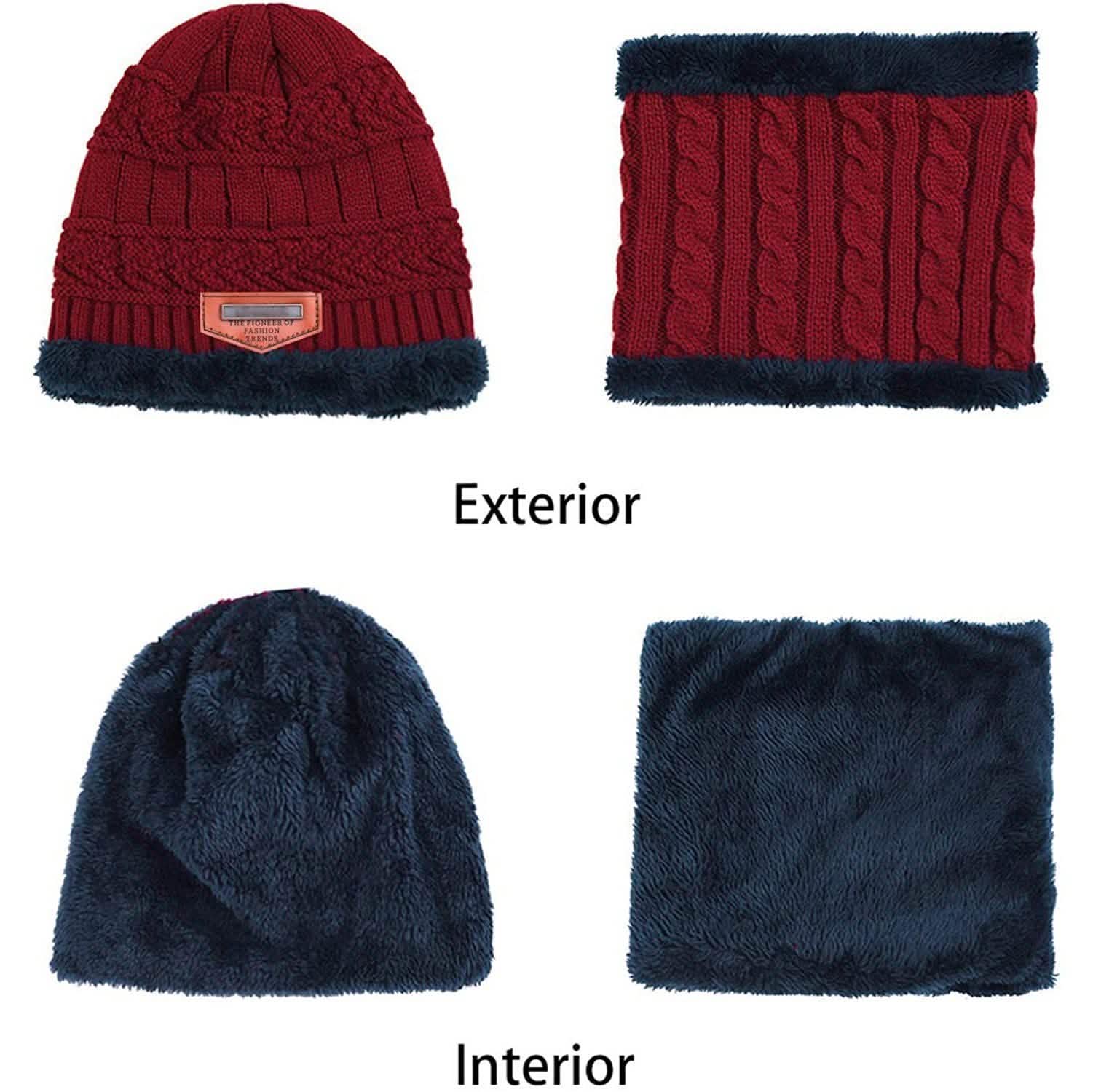 Ensemble Bonnet et Écharpe Hiver pour Enfants