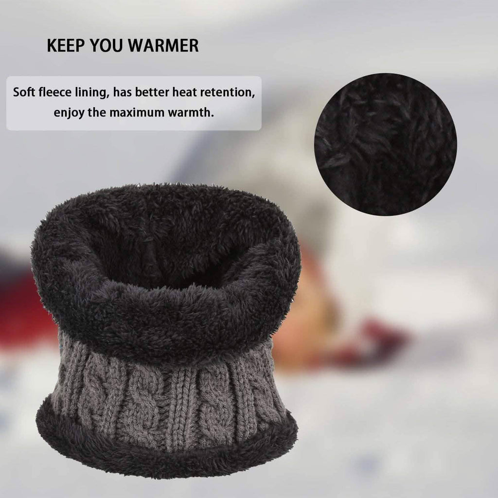 Ensemble Bonnet et Écharpe Hiver pour Enfants