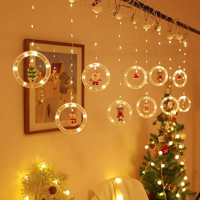 Guirlandes de Noël à LED