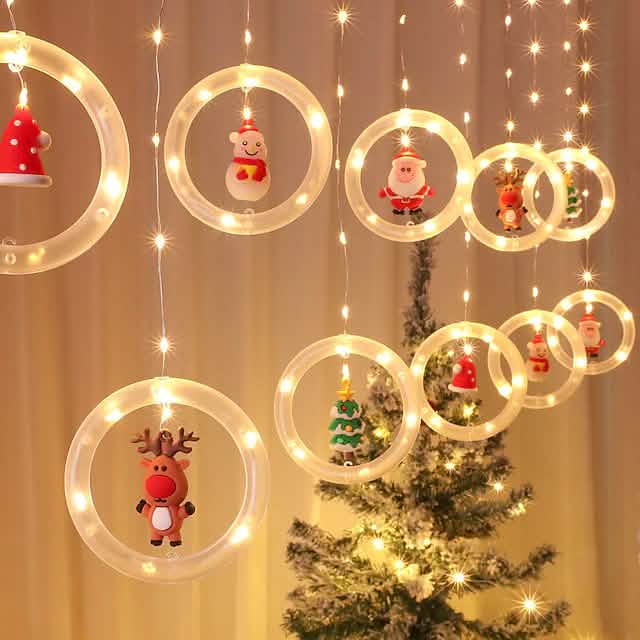 Guirlandes de Noël à LED