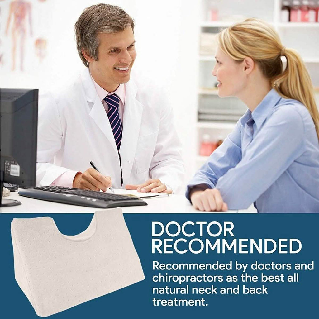 Oreiller compensé de traction cervicale chiropratique pour le cou