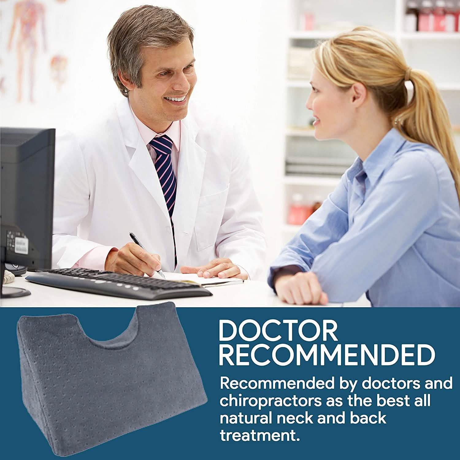 Oreiller de Traction Cervicale Chiropratique pour le Cou