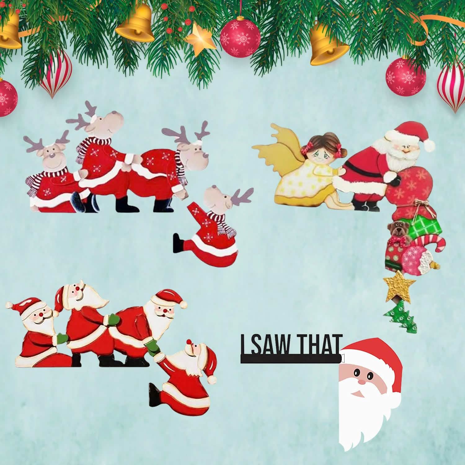 Décorations de Noël à Suspendre Rustique