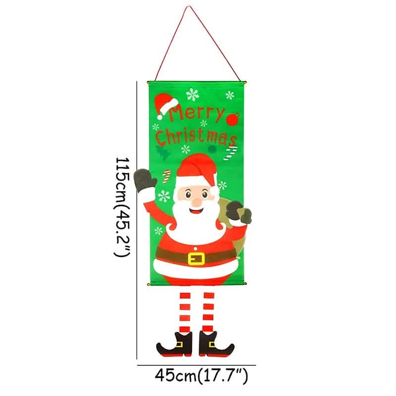 Décoration de porte de Noël à suspendre