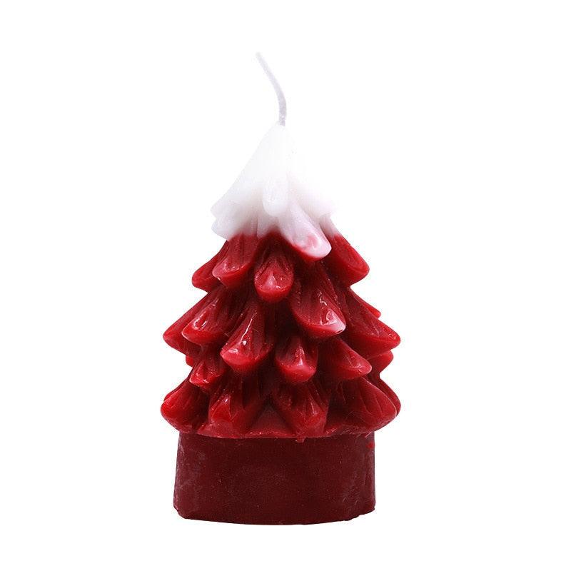 Bougies pommes de pin de Noël Bougies pommes de pin Bougies en forme de sapin de Noël Bougies parfumées de Noël Décoration de Noël Bougie parfumée pour sapin de Noël Cadeaux créatifs pour la maison