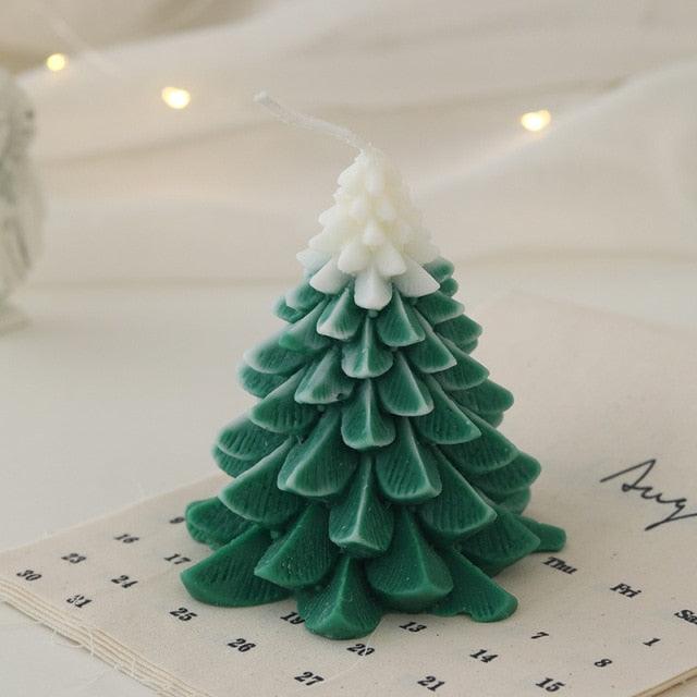 Bougies pommes de pin de Noël Bougies pommes de pin Bougies en forme de sapin de Noël Bougies parfumées de Noël Décoration de Noël Bougie parfumée pour sapin de Noël Cadeaux créatifs pour la maison