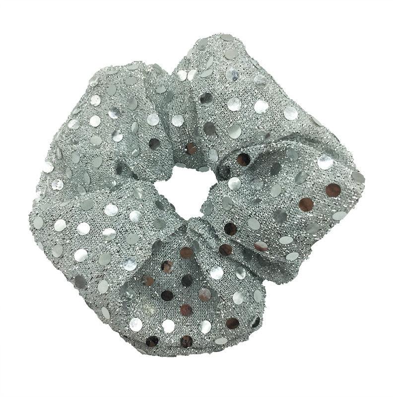 Chouchous de Noël, élastiques à paillettes pour femmes, anneaux à cheveux en velours, élastiques à cheveux, bandeaux, attaches pour queue de cheval, accessoires pour femmes
